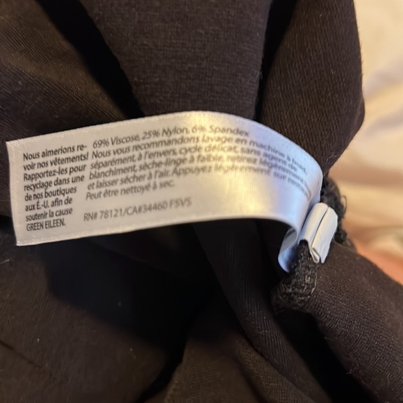 - EILEEN FISHER BROWN PULL ON ELASTIC PONTE SLIM LEG PANTS LEGGINGS…SZ SMALL - Picture 5 of 7